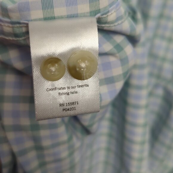 Poncho Shirt Men's XXL Multicolor Long Sleeve Button Up Magnetic Pockets - Picture 10 of 11